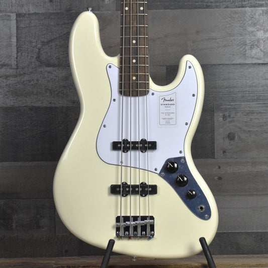 Fender Standard Jazz Bass Laurel Fingerboard - Olympic White