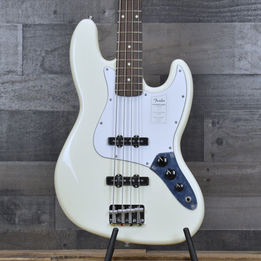 Fender Standard Jazz Bass Laurel Fingerboard - Olympic White