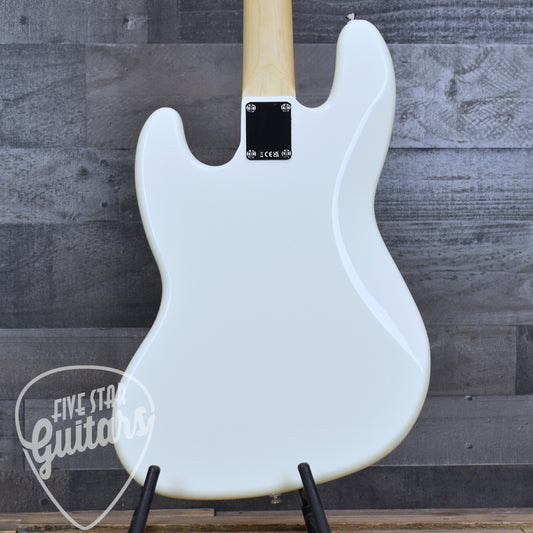 Fender Standard Jazz Bass Laurel Fingerboard - Olympic White