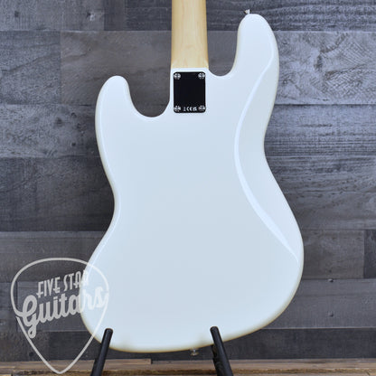 Fender Standard Jazz Bass Laurel Fingerboard - Olympic White