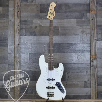 Fender Standard Jazz Bass Laurel Fingerboard - Olympic White