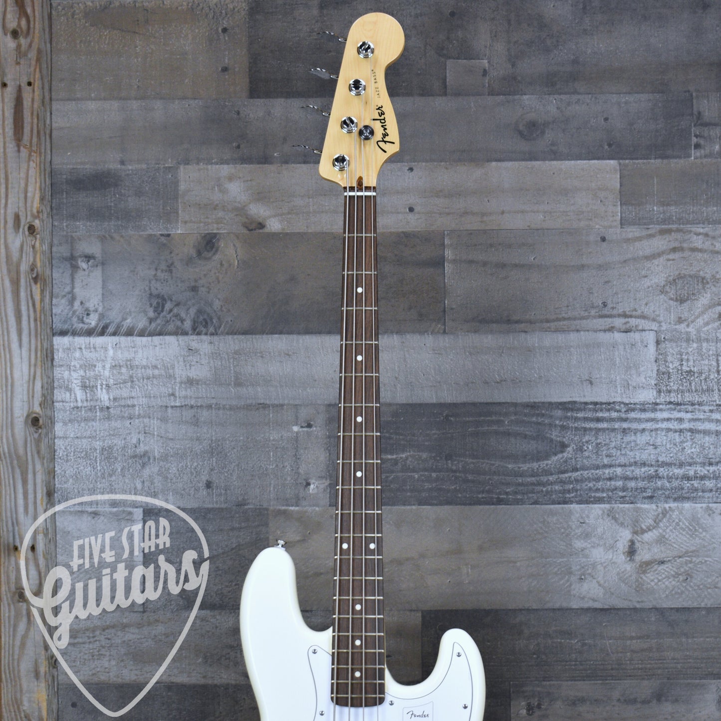 Fender Standard Jazz Bass Laurel Fingerboard - Olympic White