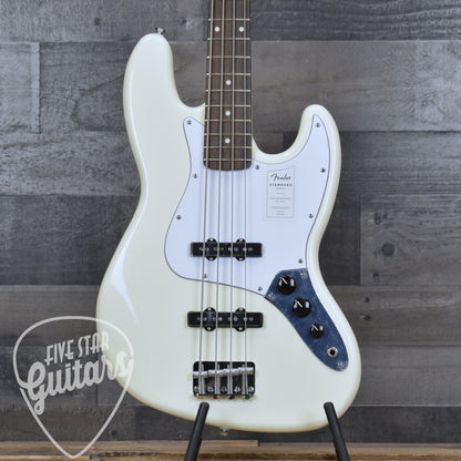 Fender Standard Jazz Bass Laurel Fingerboard - Olympic White