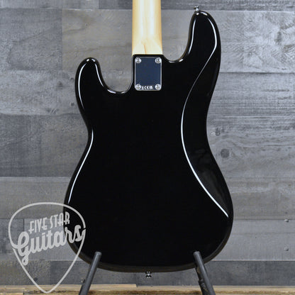 Fender Standard Precision Bass Laurel Fingerboard White Pickguard - Black
