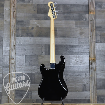 Fender Standard Precision Bass Laurel Fingerboard White Pickguard - Black
