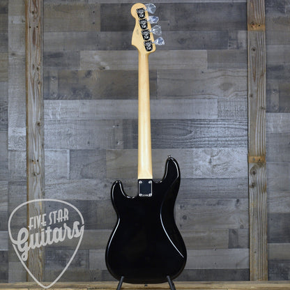 Fender Standard Precision Bass Laurel Fingerboard White Pickguard - Black