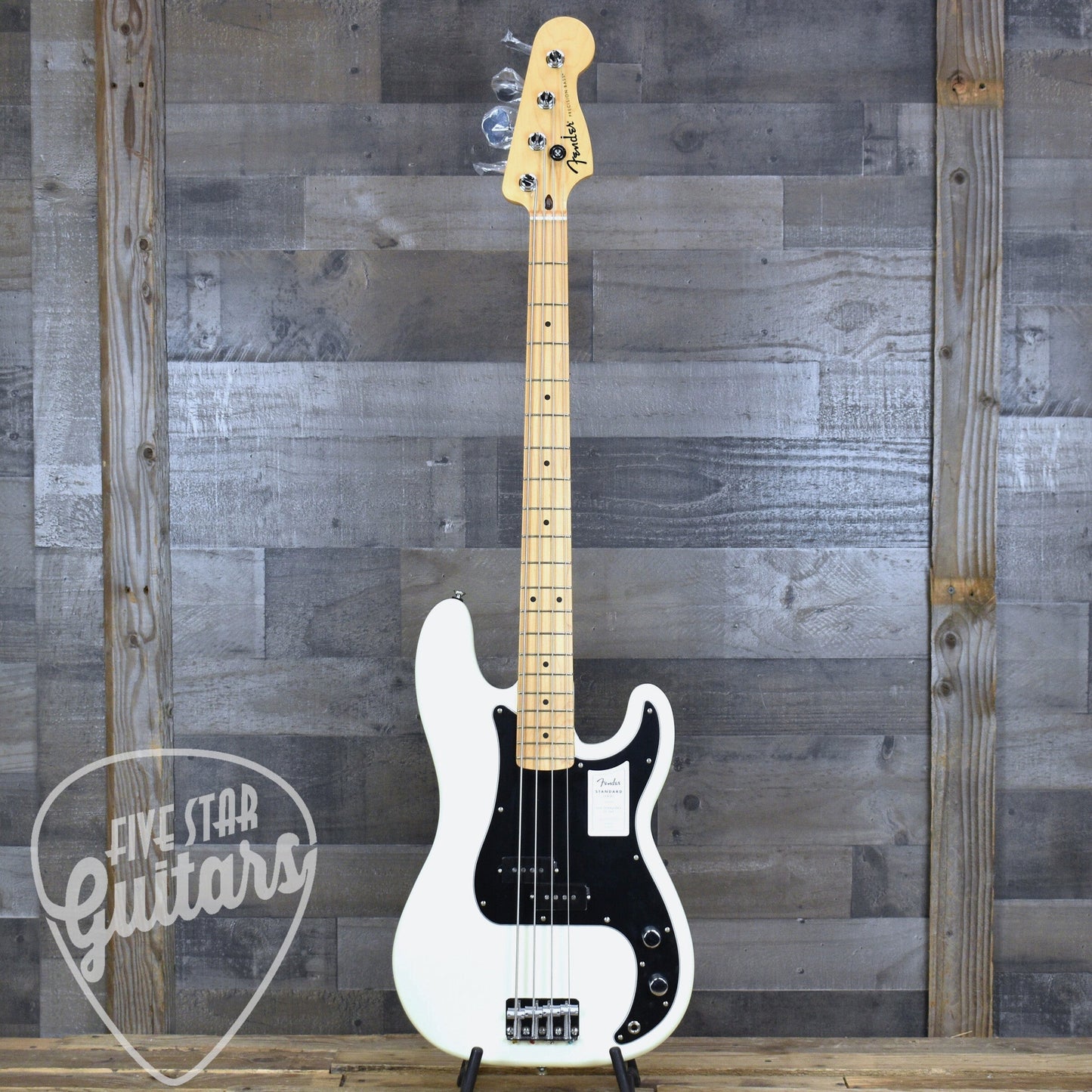 Fender Standard Precision Bass Maple Fingerboard - Olympic White