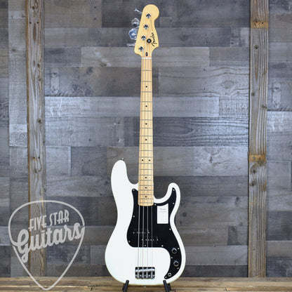 Fender Standard Precision Bass Maple Fingerboard - Olympic White