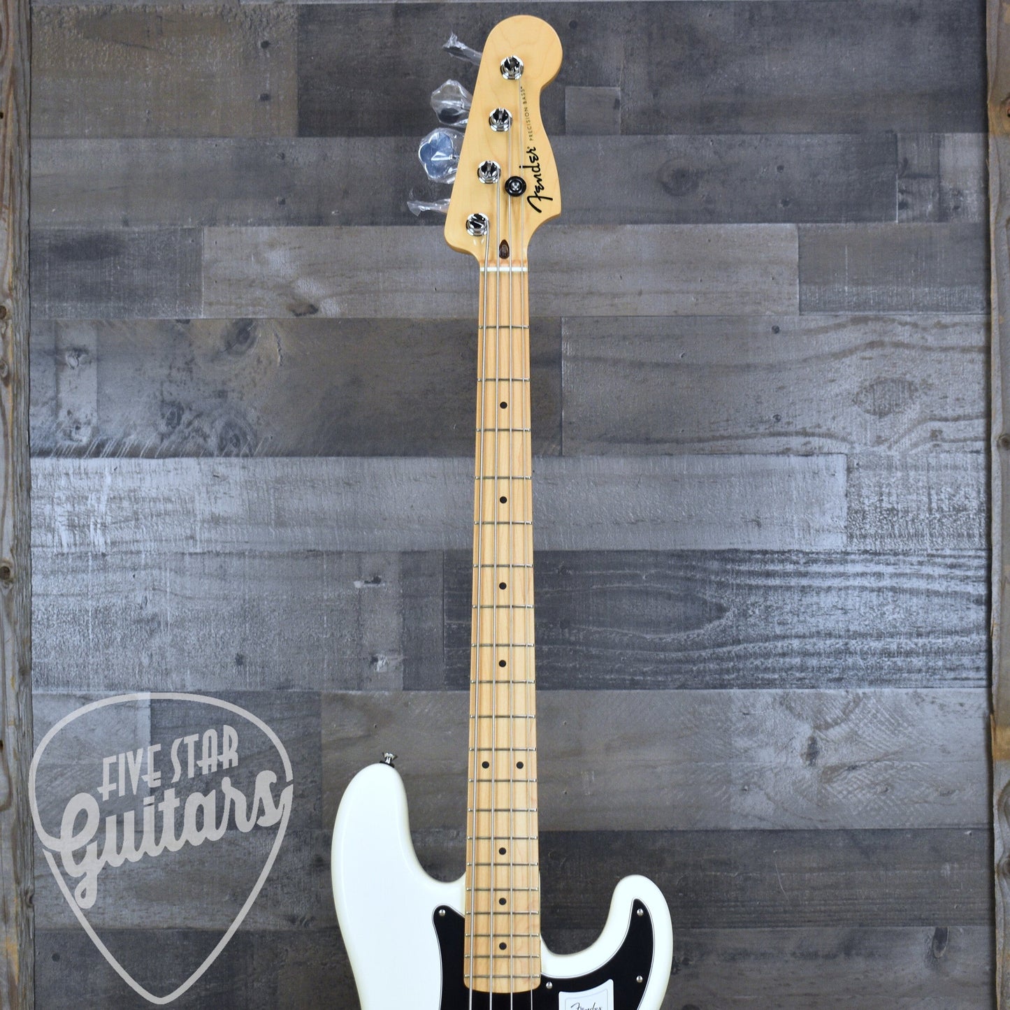 Fender Standard Precision Bass Maple Fingerboard - Olympic White