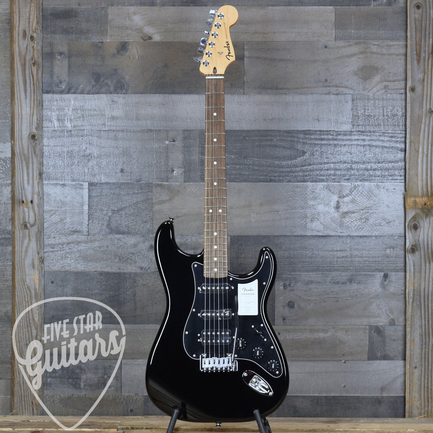 Fender Standard Stratocaster HSS Laurel Fingerboard - Black