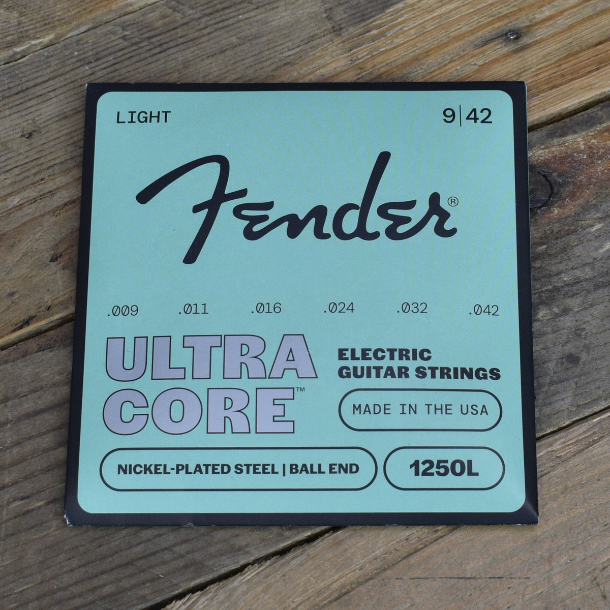 Fender Ultracore Guitar Strings- Nickel Plated Steel- Bullet End- 4250L Gauges .009-.042