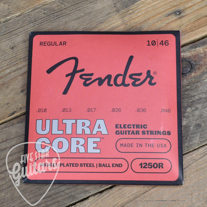 Fender Ultracore Guitar Strings- Nickel Plated Steel- Bullet End- 4250R Gauges .010-.046