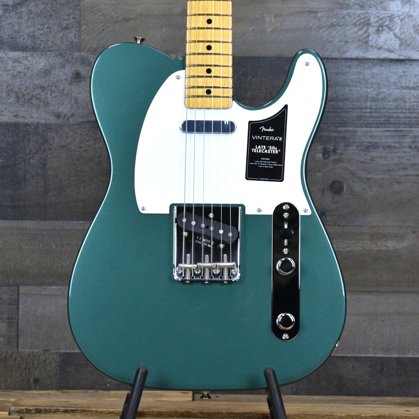 Fender Vintera III Late 50s Telecaster - Sherwood Green Metallic with Gigbag