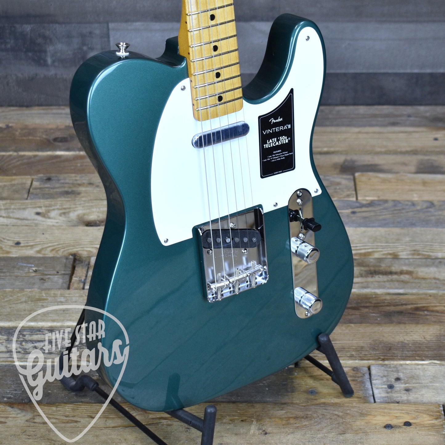 Fender Vintera III Late 50s Telecaster - Sherwood Green Metallic with Gigbag