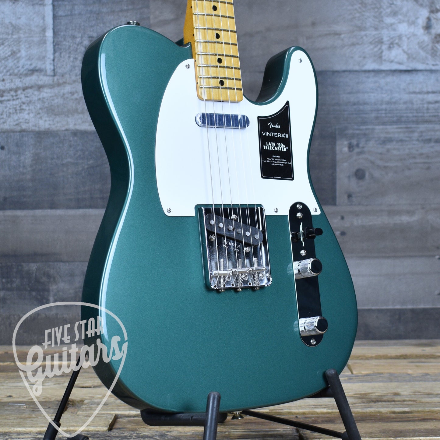 Fender Vintera III Late 50s Telecaster - Sherwood Green Metallic with Gigbag