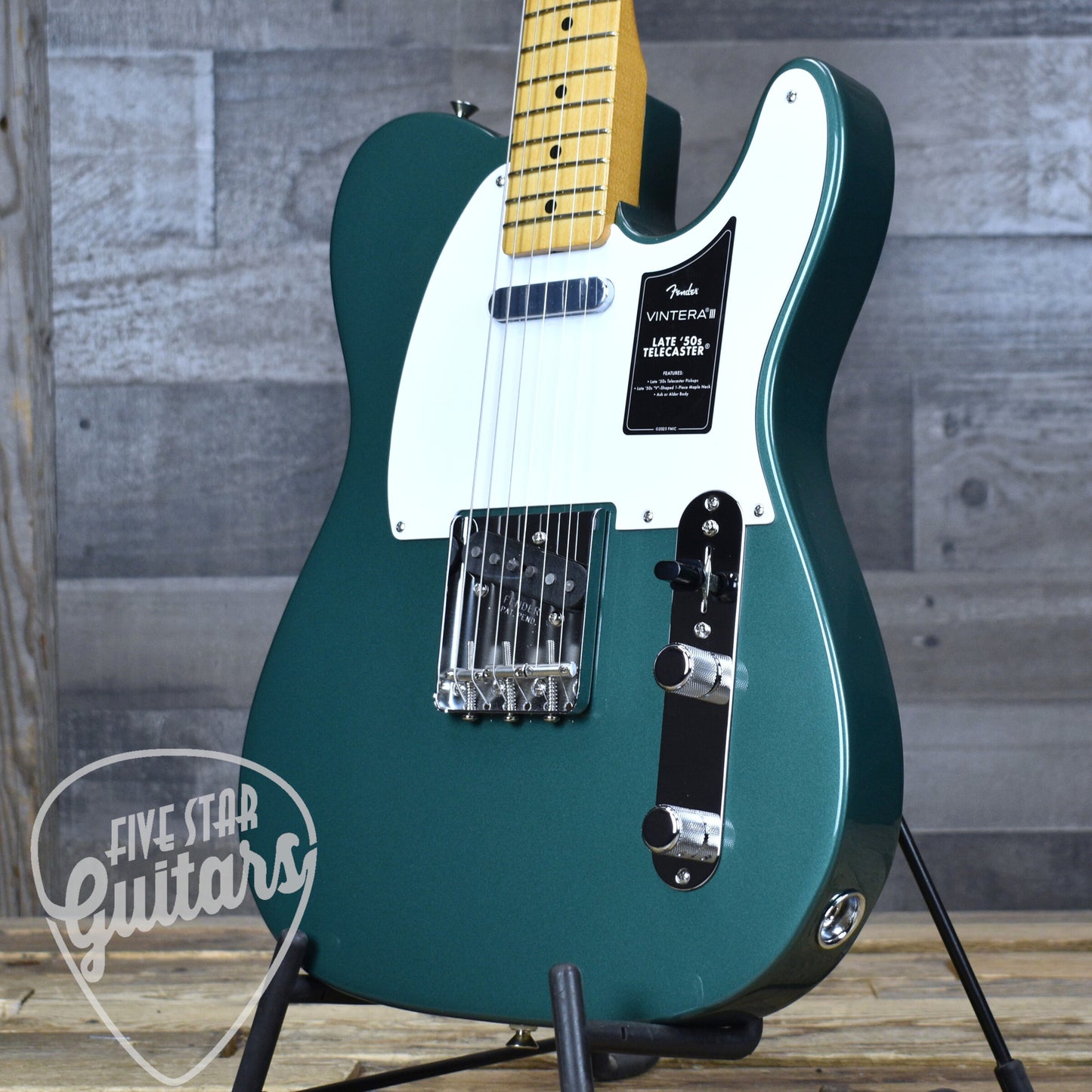 Fender Vintera III Late 50s Telecaster - Sherwood Green Metallic with Gigbag