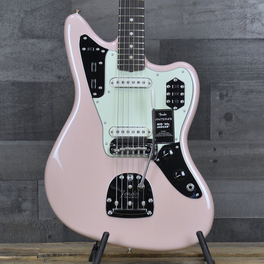 Fender Vintera  III Mid 60s Jaguar - Shell Pink with Gigbag