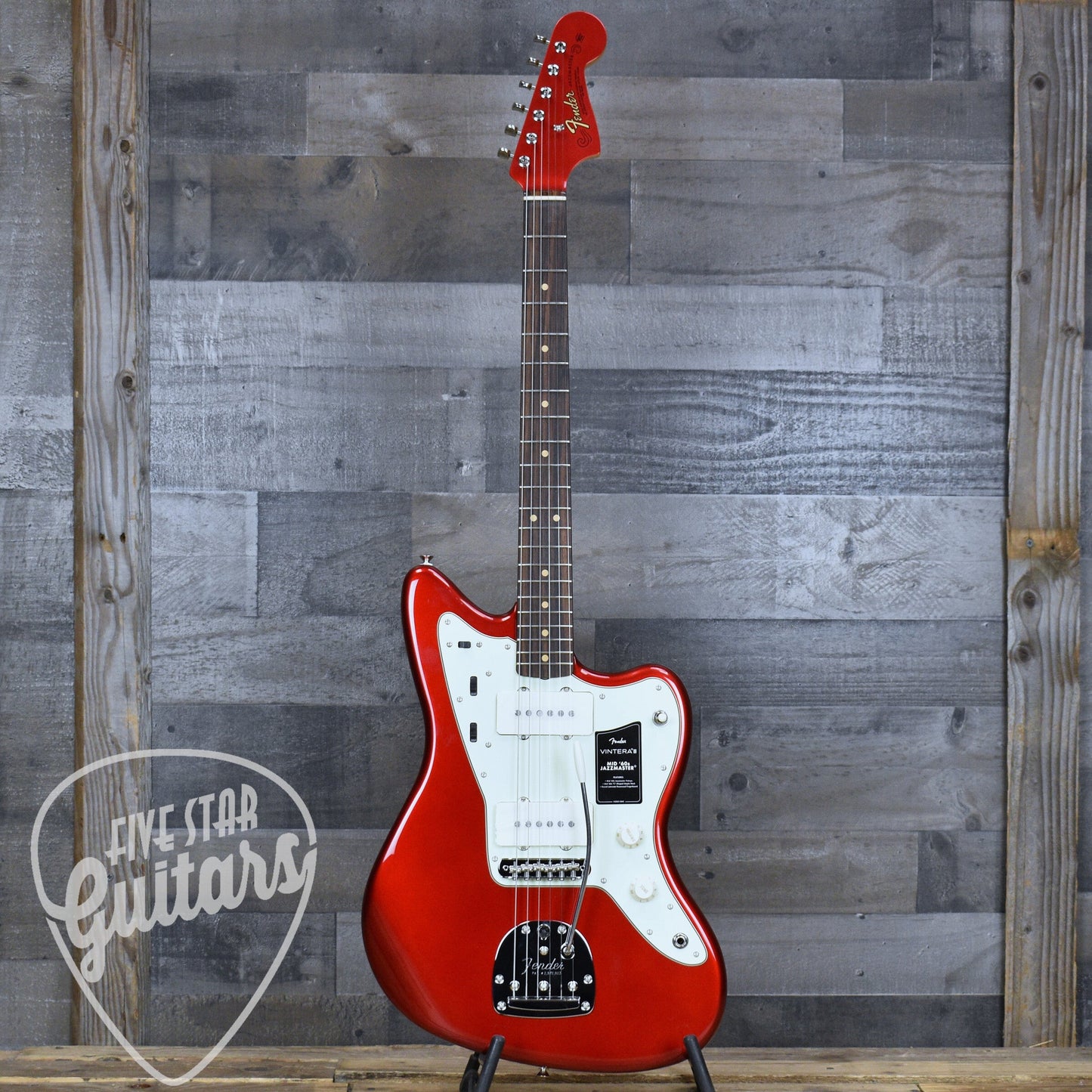 Fender Vintera III Mid 60s Jazzmaster - Candy Apple Red with Gigbag