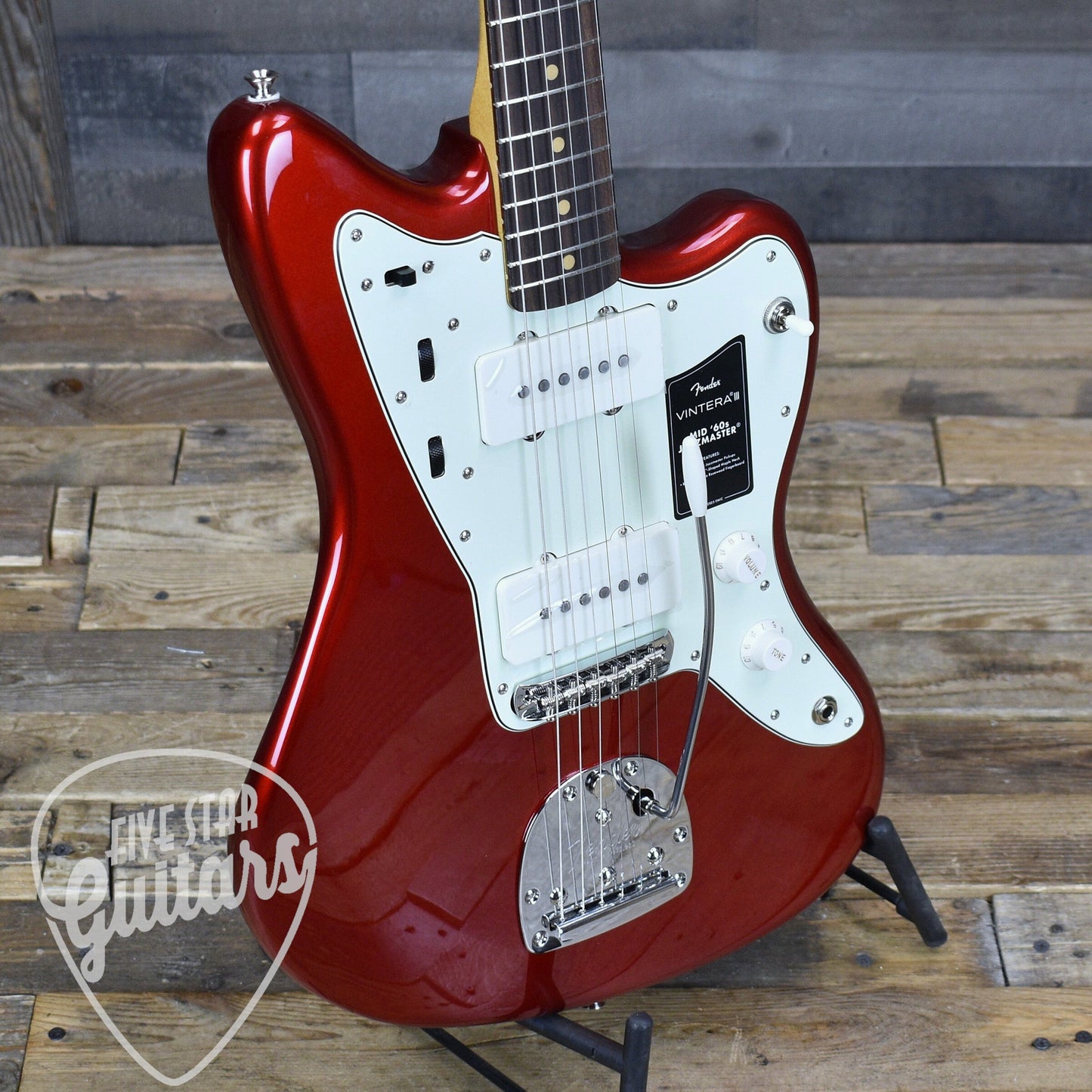 Fender Vintera III Mid 60s Jazzmaster - Candy Apple Red with Gigbag