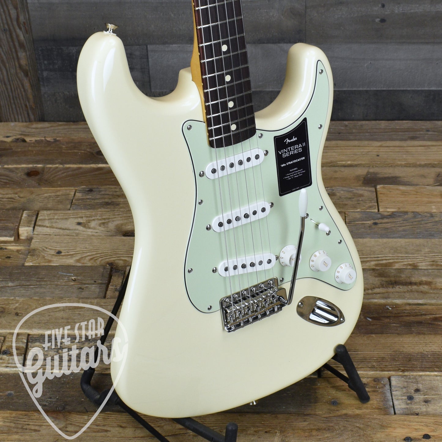 Fender Vintera II '60s Stratocaster Rosewood Fingerboard - Olympic White with Gigbag
