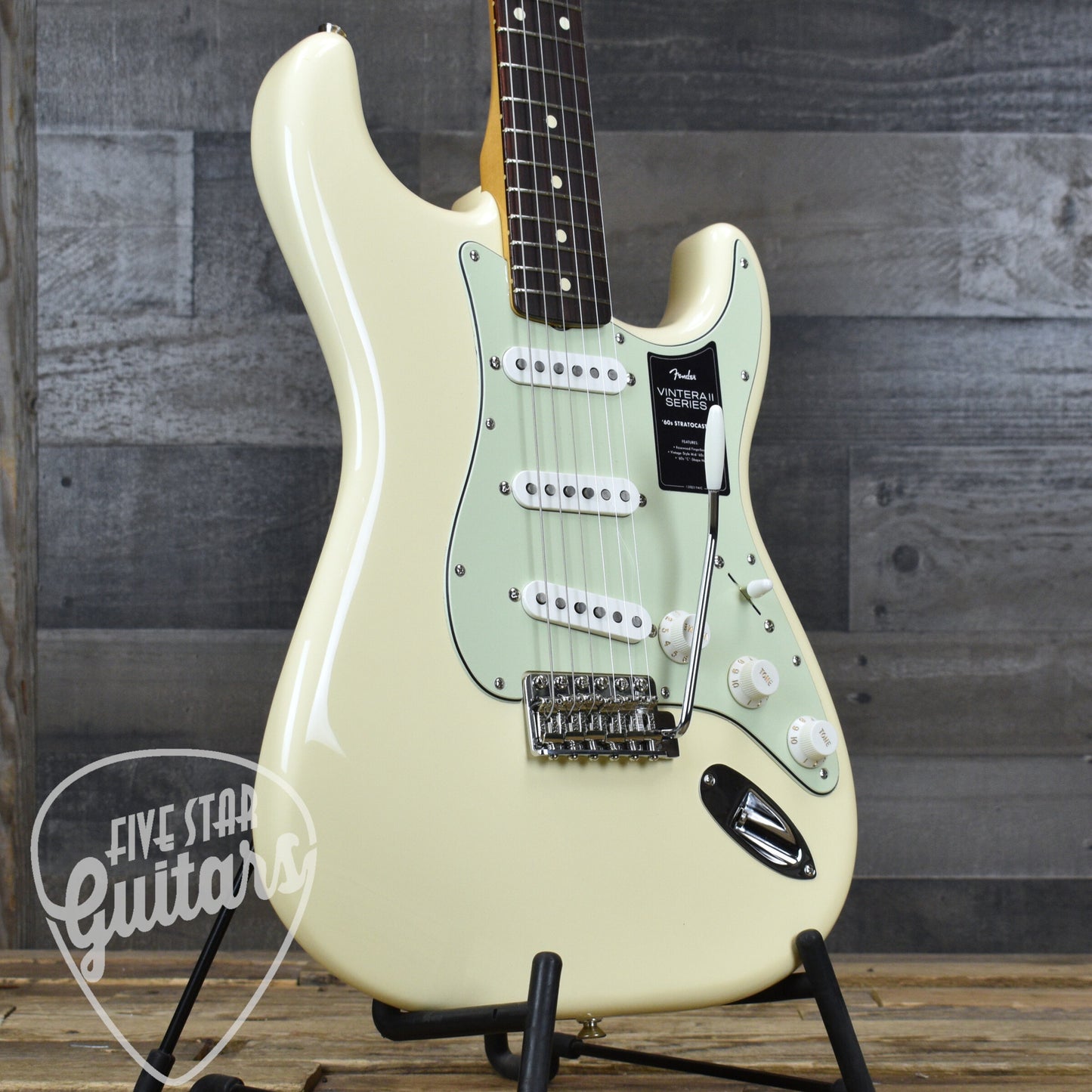 Fender Vintera II '60s Stratocaster Rosewood Fingerboard - Olympic White with Gigbag