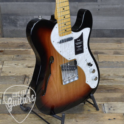 Fender Vintera II '60s Telecaster Thinline - 3-Color Sunburst with Gig Bag