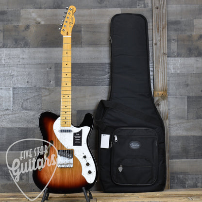 Fender Vintera II '60s Telecaster Thinline - 3-Color Sunburst with Gig Bag