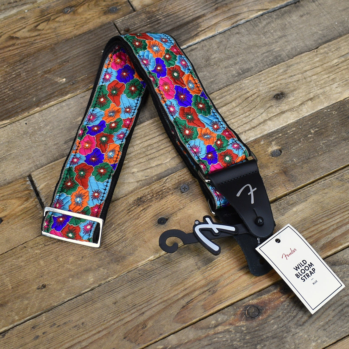 Fender Wild Bloom Strap - Blue