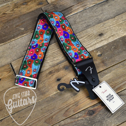 Fender Wild Bloom Strap - Blue