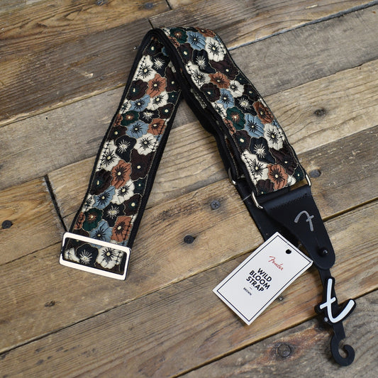 Fender Wild Bloom Strap - Brown