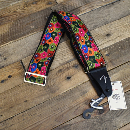 Fender Wild Bloom Strap - Green