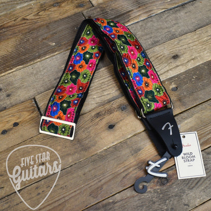 Fender Wild Bloom Strap - Green