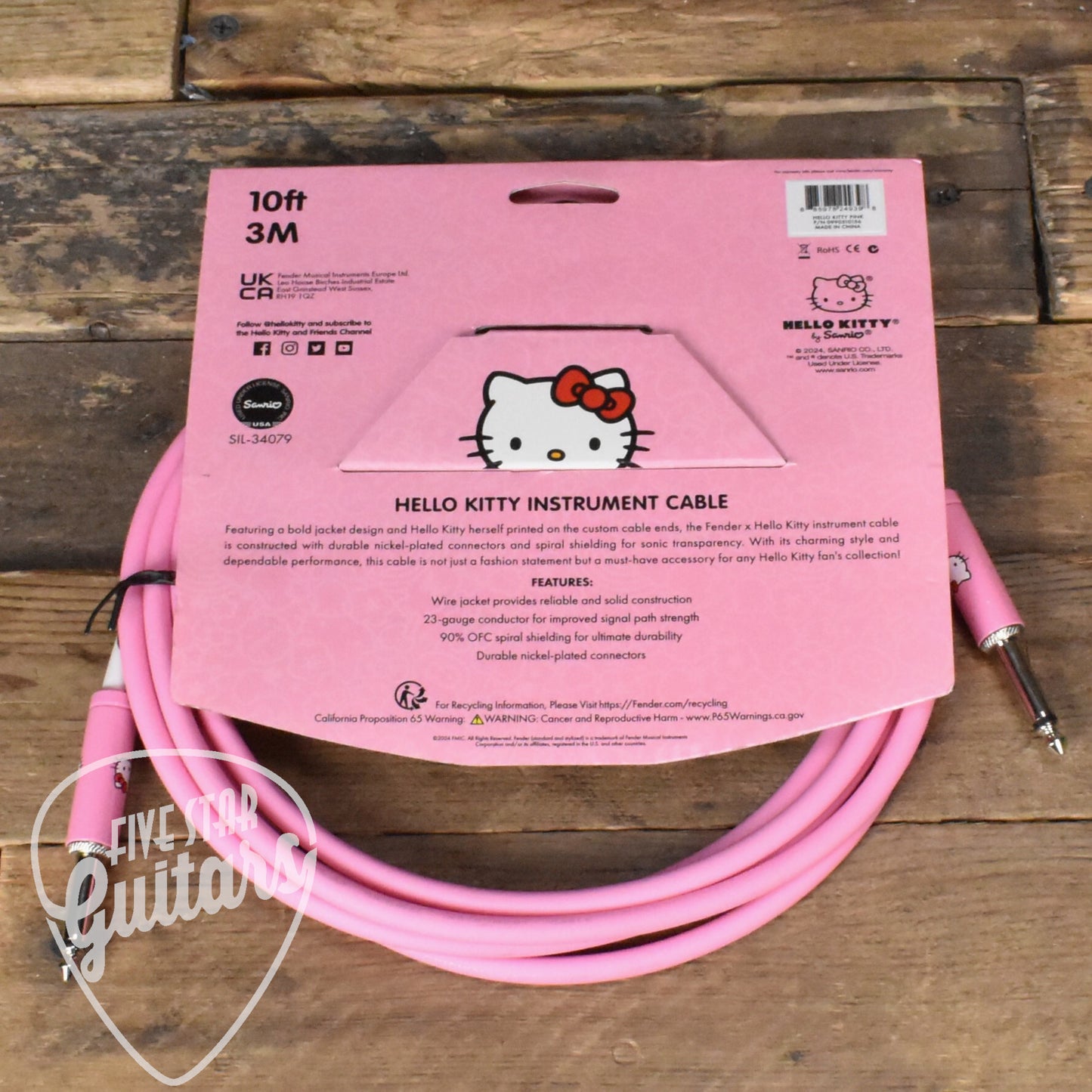 Fender x Hello Kitty Pink Original Cable