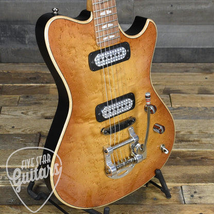 Five Star Select Powers Electric A Type Select Birdseye Maple Top - CamTail - Pale Ale with Powers Electric Gigbag