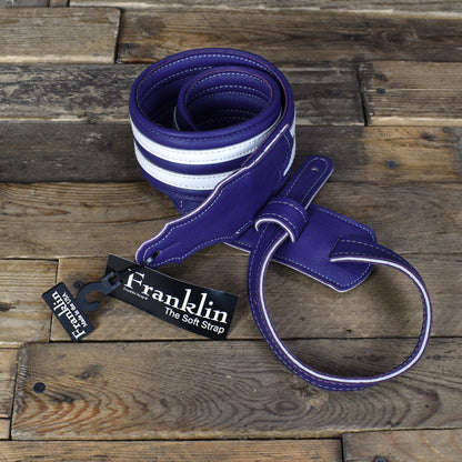 Franklin 2.5 inch Hot Rod Padded Guitar Strap - Plum