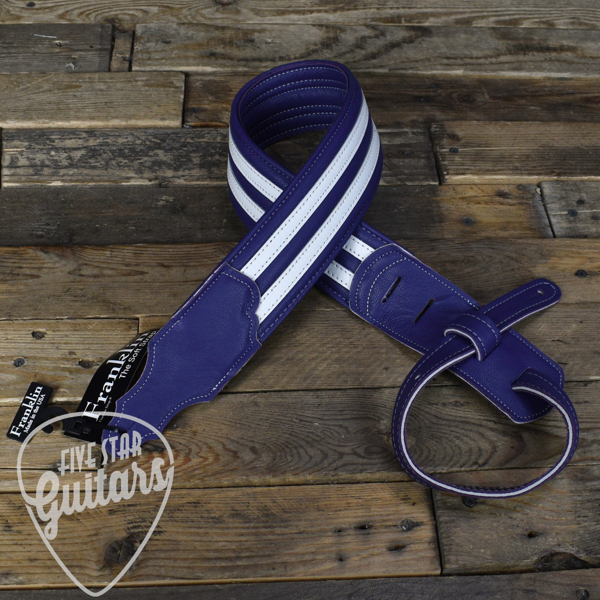 Franklin 2.5 inch Hot Rod Padded Guitar Strap - Plum