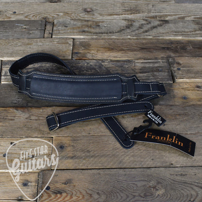 Franklin 2.5" Vintage Guitar Strap - Black
