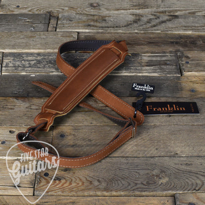 Franklin 2.5" Vintage Guitar Strap - Cognac