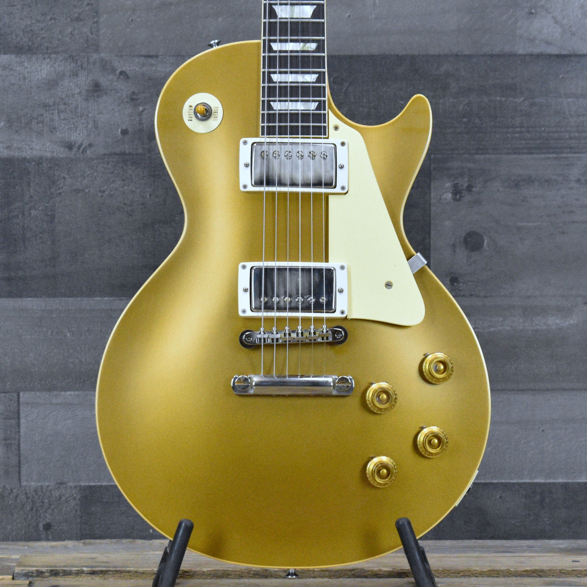 Gibson 1957 Les Paul Goldtop Darkback Reissue VOS - Double Gold with Hardshell Case