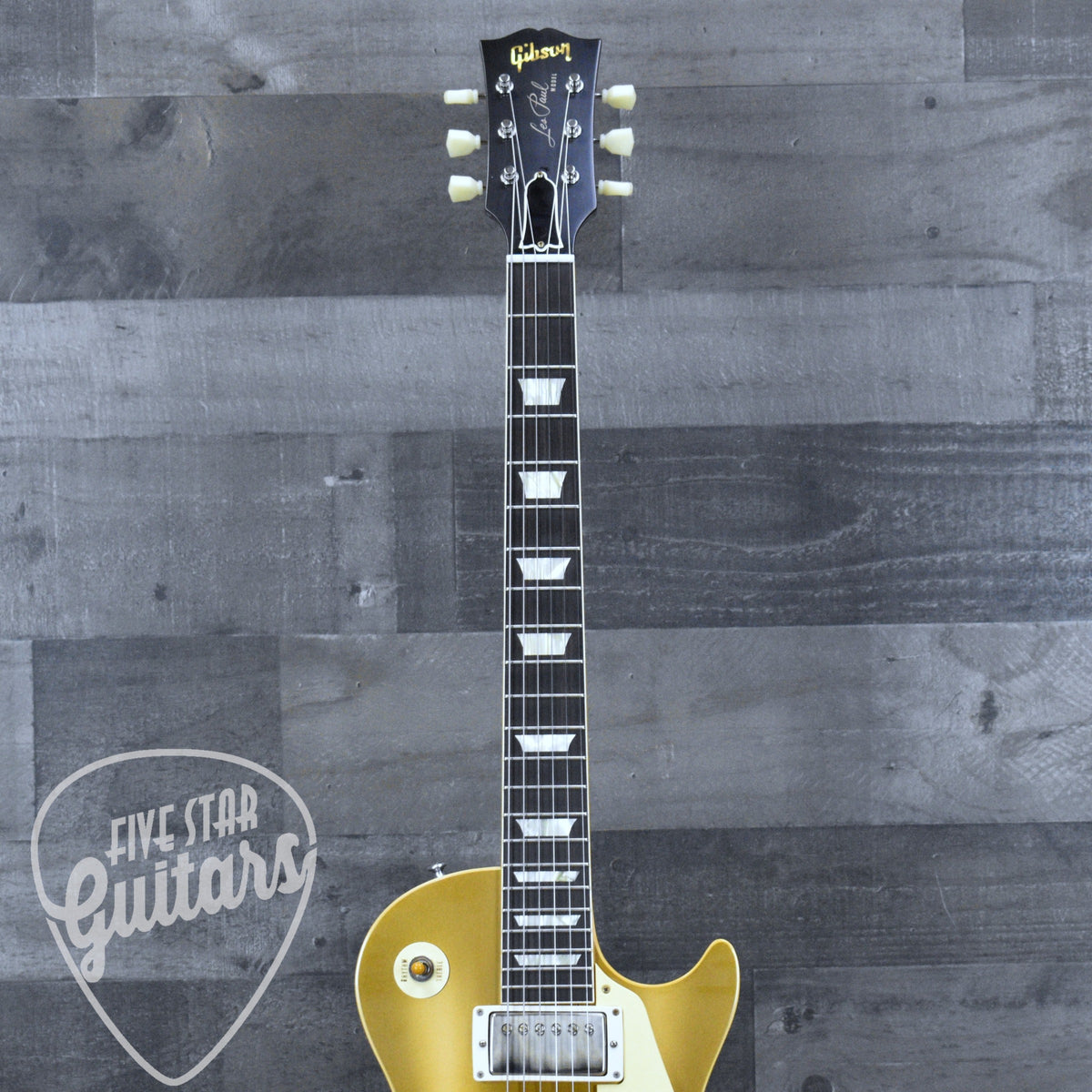 Gibson 1957 Les Paul Goldtop Darkback Reissue VOS - Double Gold with Hardshell Case