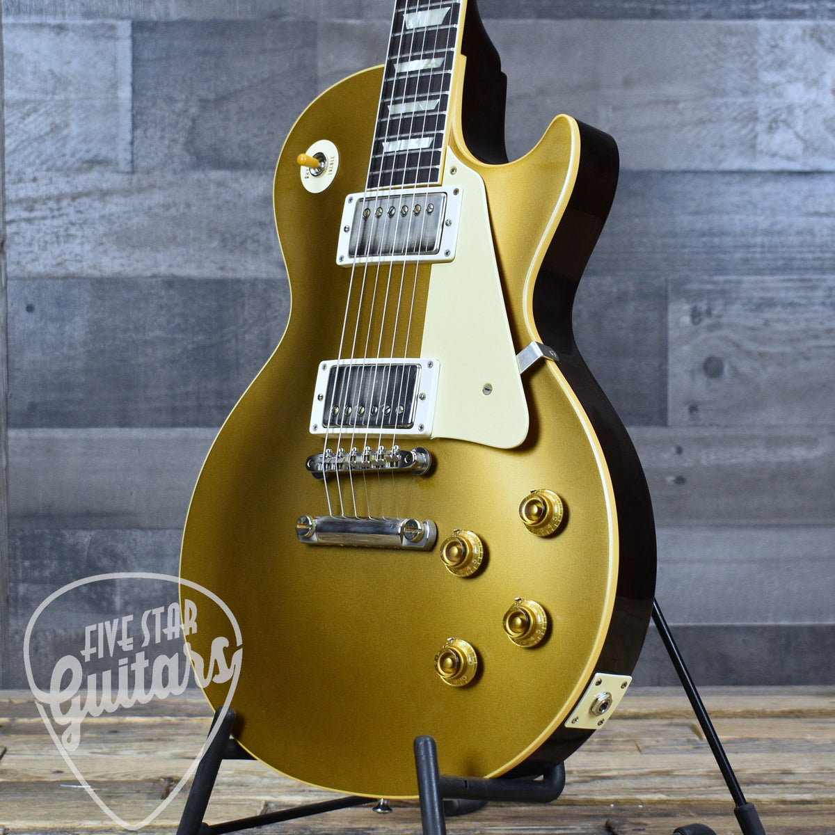 Gibson 1957 Les Paul Goldtop Darkback Reissue VOS - Double Gold with Hardshell Case