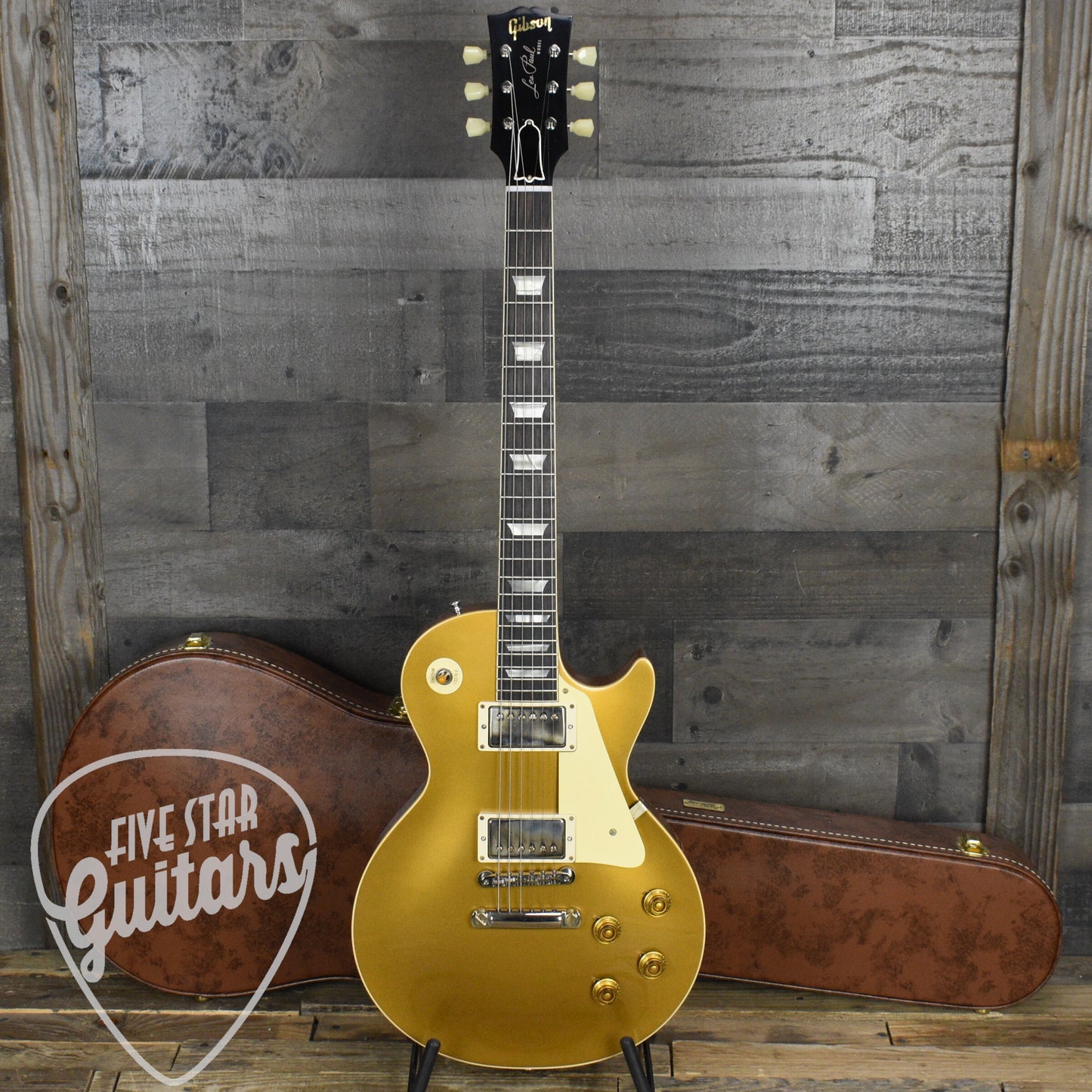 Gibson 1957 Les Paul Goldtop Reissue VOS - Double Gold with Hardshell Case