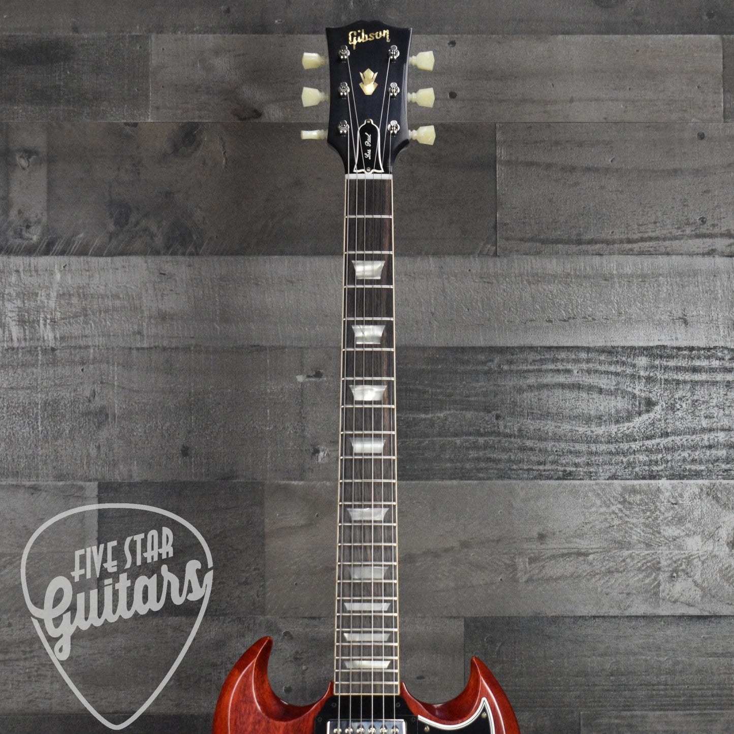 Gibson 1961 Les Paul SG Standard Reissue Stop Bar - Cherry Red with Hard Shell Case