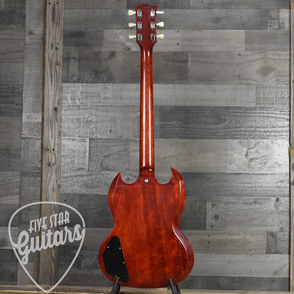 Gibson 1961 Les Paul SG Standard Reissue Stop Bar - Cherry Red with Hard Shell Case