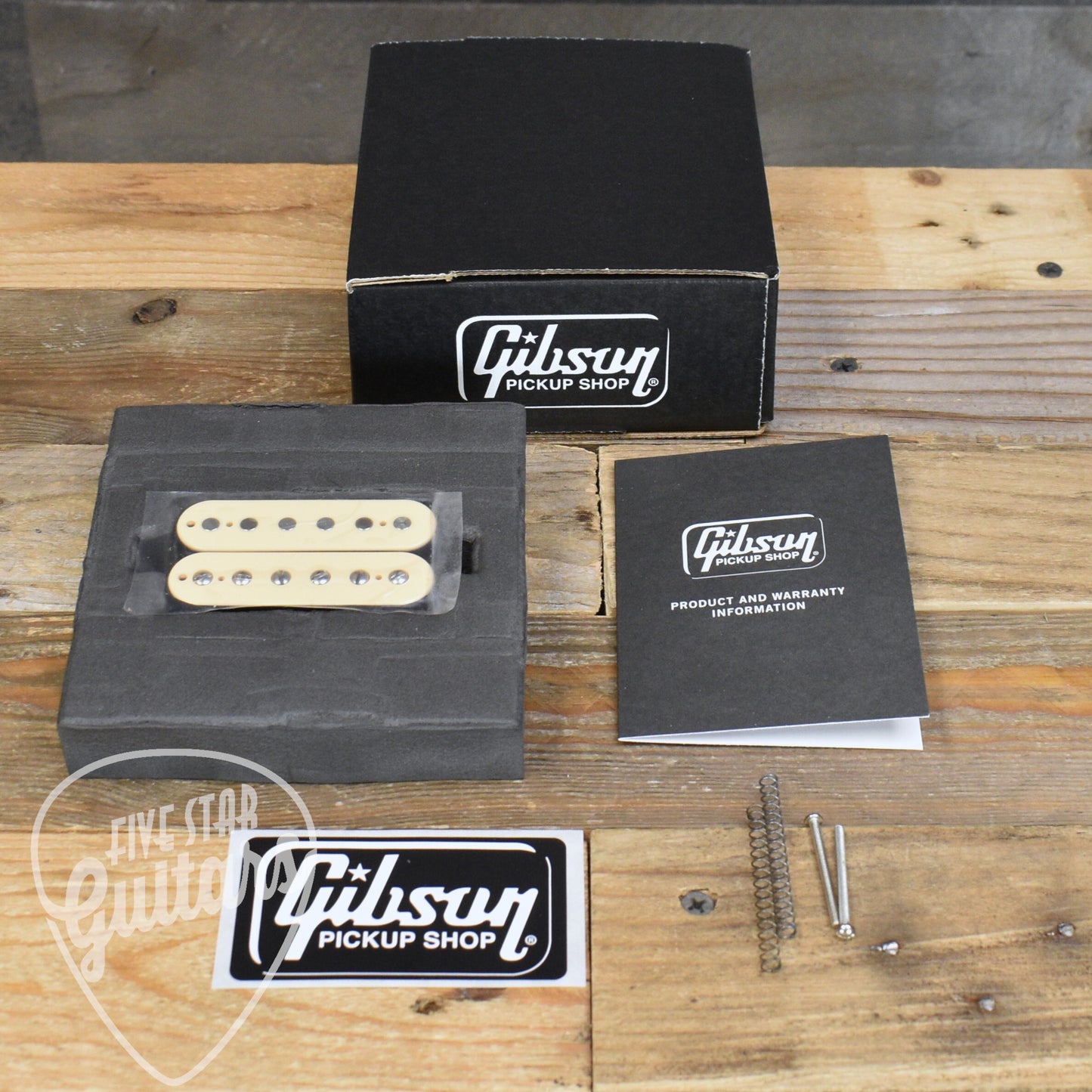 Gibson 57 Classic Plus - Double White Bobbins