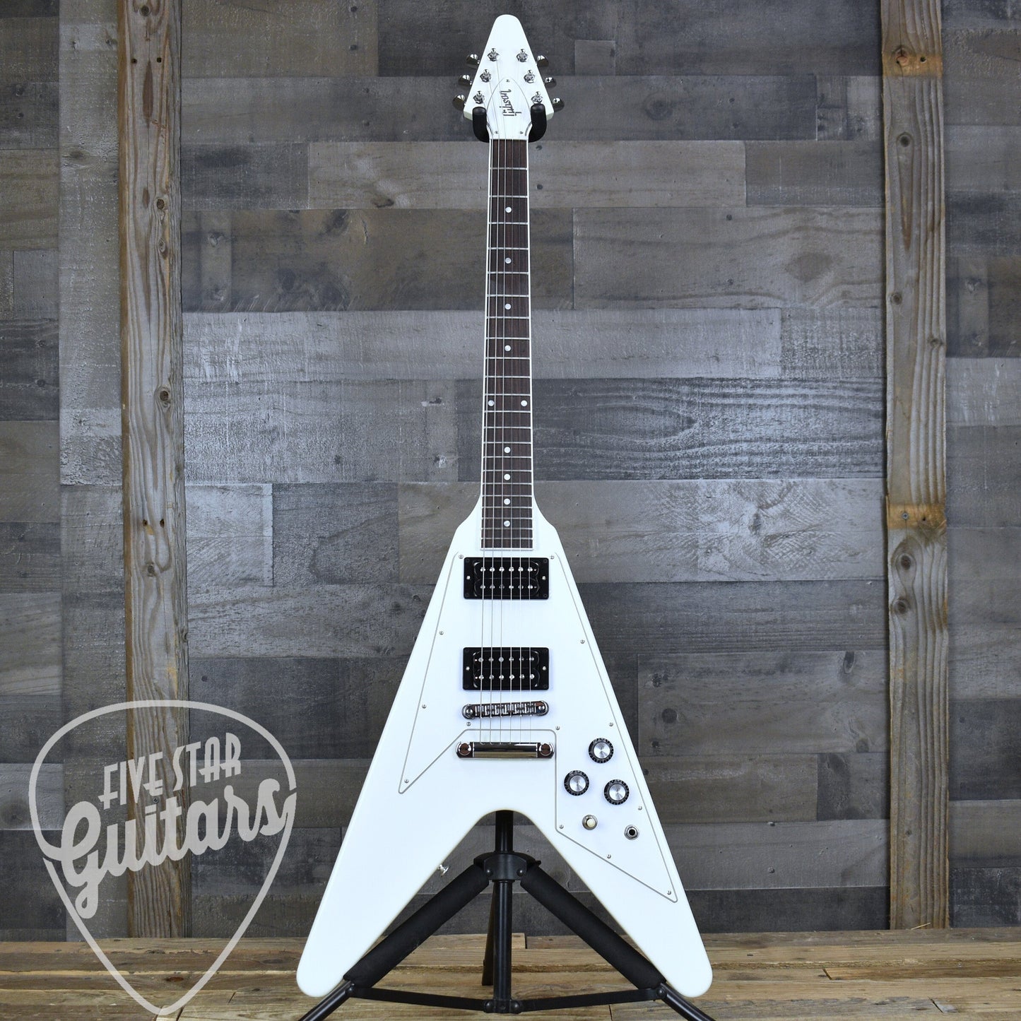 Gibson 70's Flying V - Classic White with Hard Shell Case