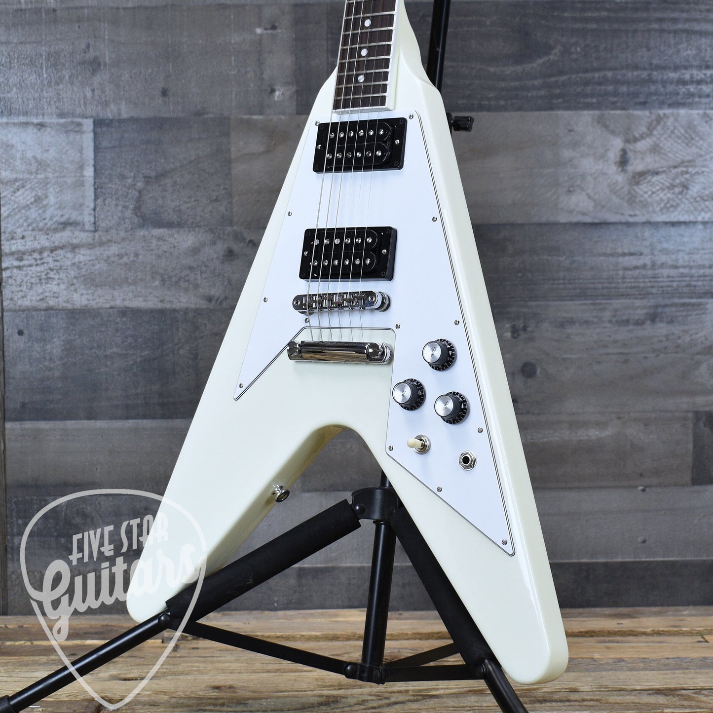 Gibson 70's Flying V - Classic White with Hard Shell Case