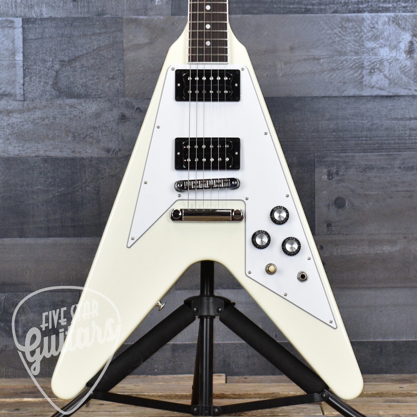 Gibson 70's Flying V - Classic White with Hard Shell Case