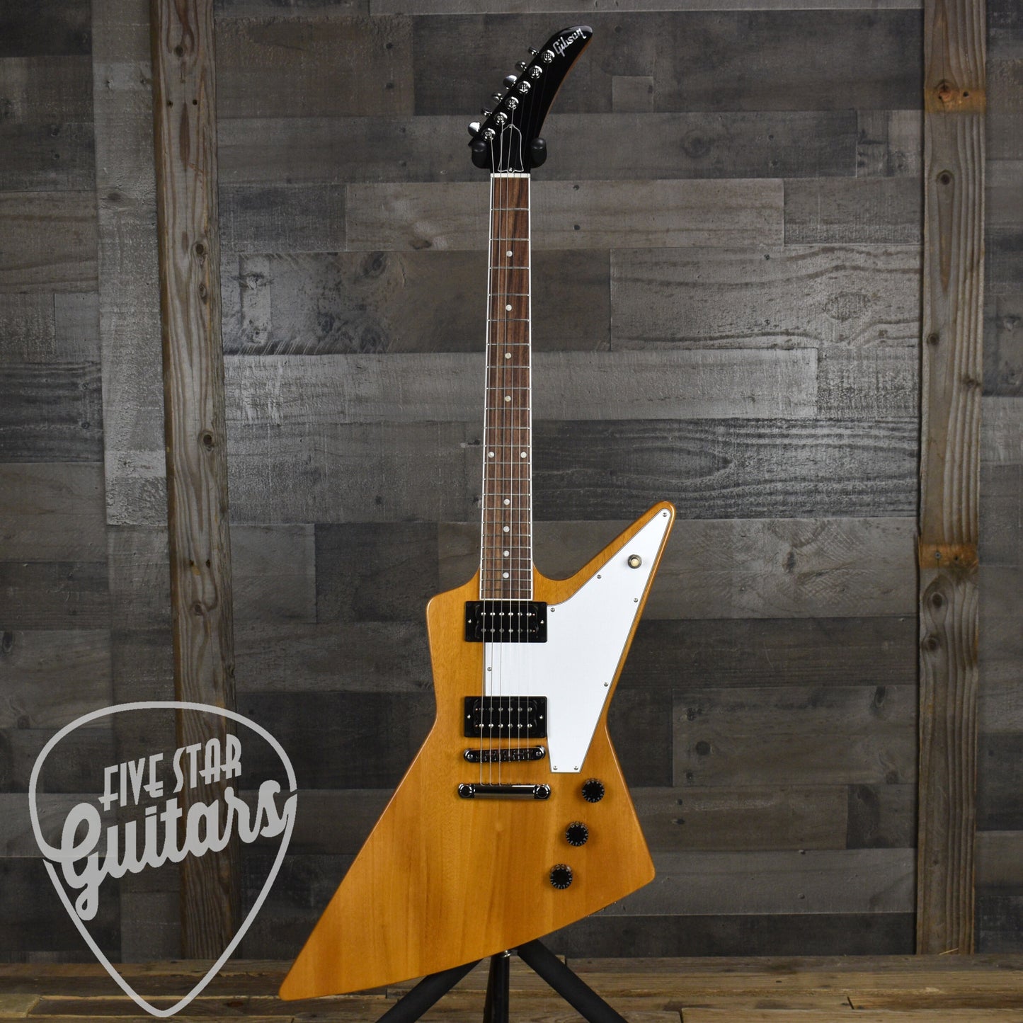 Gibson 70s Explorer - Antique Natural with Hard Shell Case