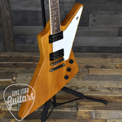 Gibson 70s Explorer - Antique Natural with Hard Shell Case